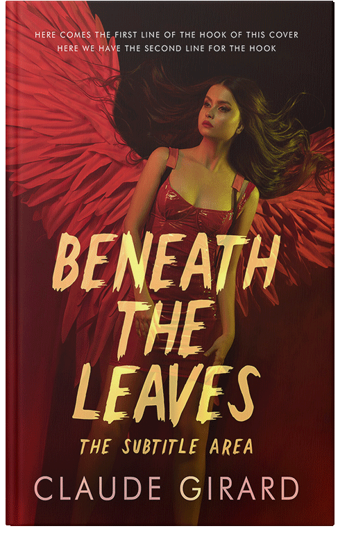 Front view of Premade Fantasy Book Cover - Raw Sienna