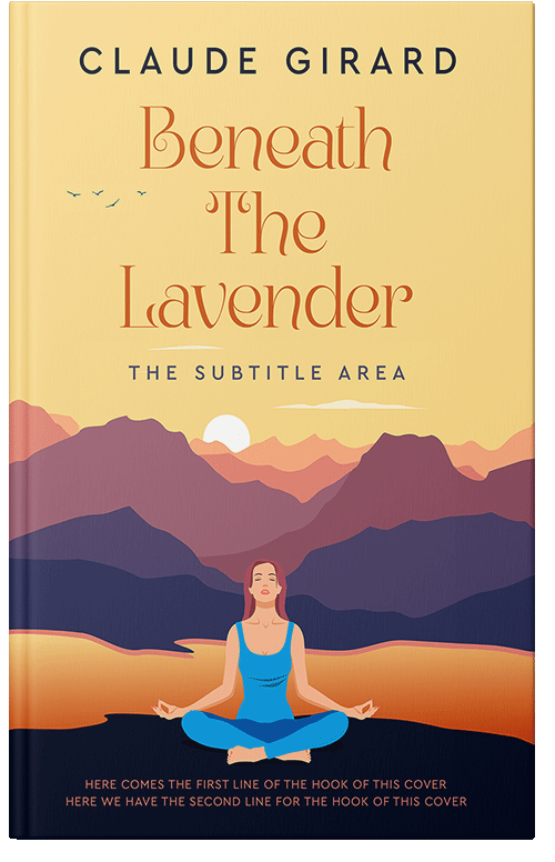 Front view of Premade Health & Dieting & Fitness Book Cover - Cloud Burst