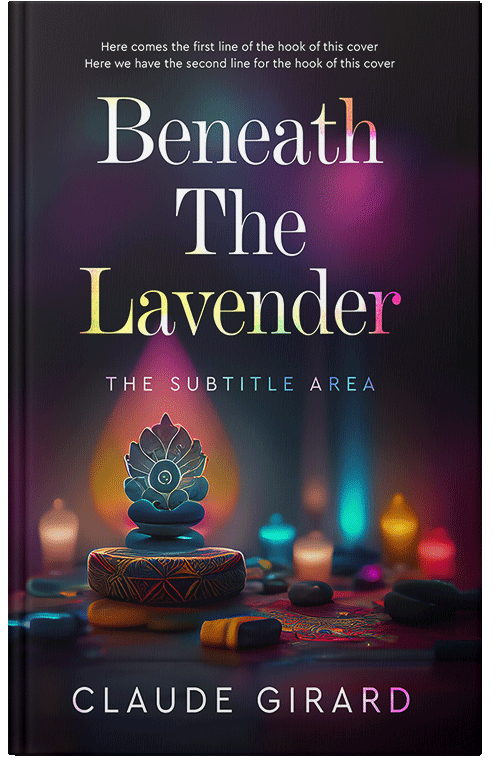 Front view of Premade Health & Mind & Body Book Cover - Mirage