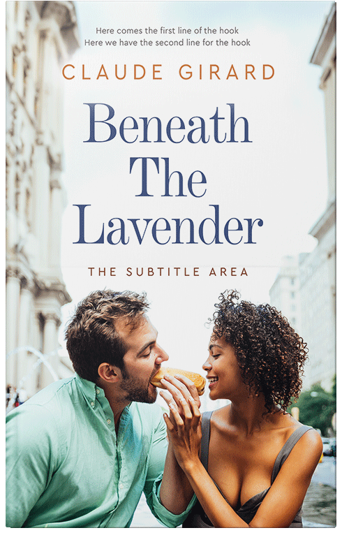 Front view of Premade Romance Book Cover - Outer Space