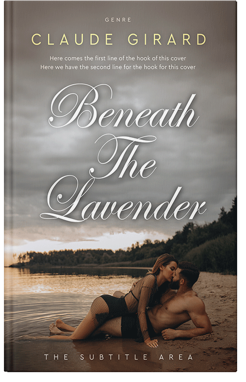 Front view of Premade Erotica Book Cover - Natural Gray