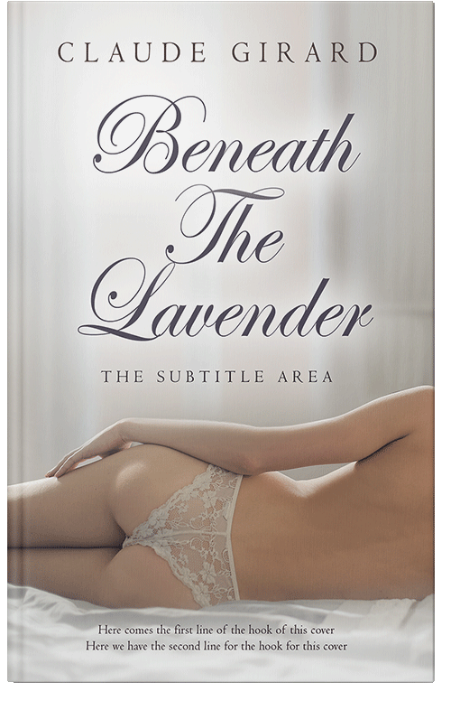 Front view of Premade Erotica Book Cover - Quill Gray