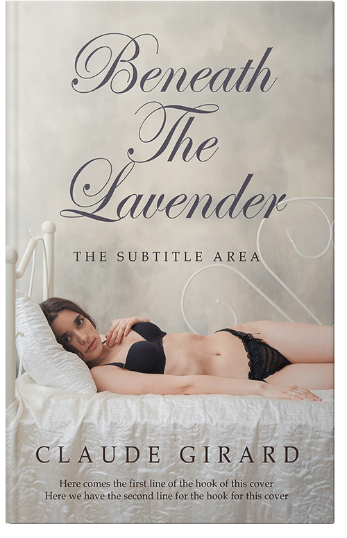 Front view of Premade Erotica Book Cover - Swirl