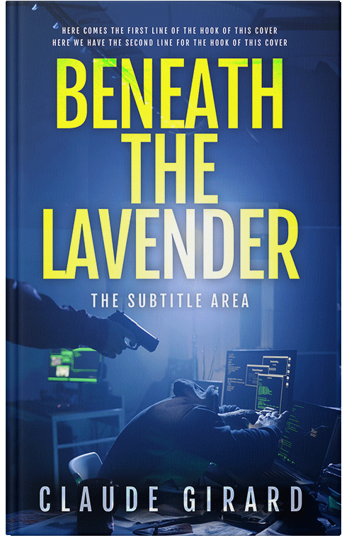 Front view of Premade Mystery & Thriller & Suspense Book Cover - Chathams Blue