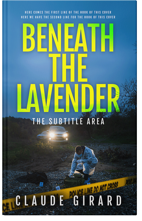 Front view of Premade Mystery & Thriller & Suspense Book Cover - Heavy Metal