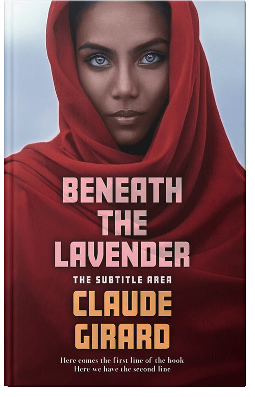 Front view of Premade Romance Book Cover - Heath