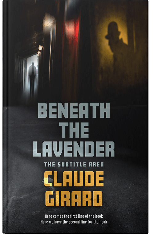 Front view of Premade Mystery & Thriller & Suspense Book Cover - Cod Gray