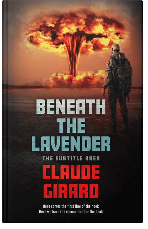 Front view of Premade Apocalyptica Book Cover - Raw Sienna