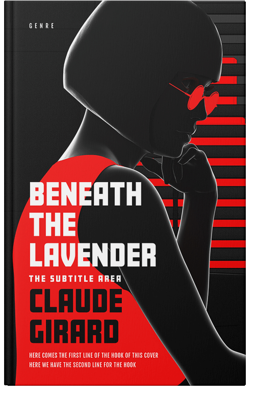 Front view of Premade Mystery & Thriller & Suspense Book Cover - Cod Gray