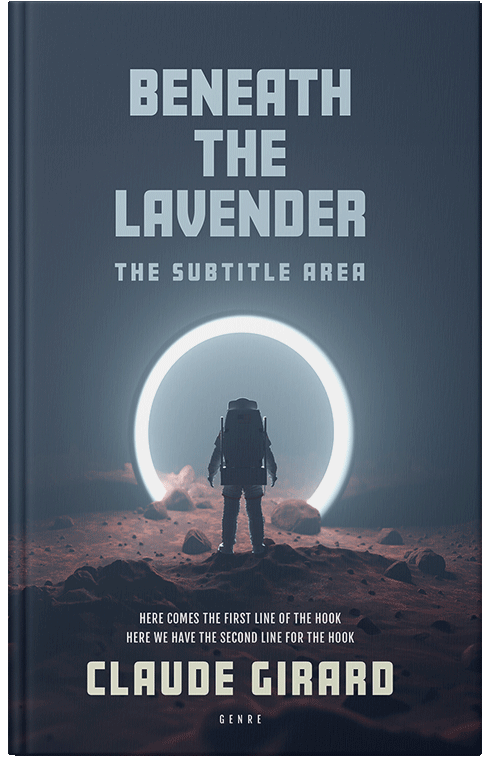 Front view of Premade Science Fiction Book Cover - Pickled Bluewood