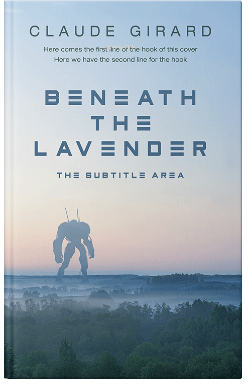 Front view of Premade Apocalyptica Book Cover - Geyser