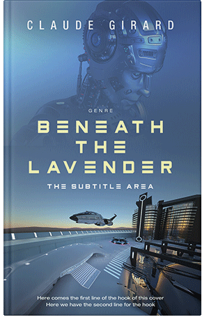 Premade Book Cover Kashmir Blue