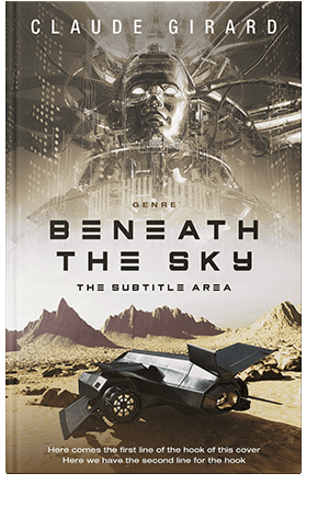 Pre Made Book Cover Soft Amber