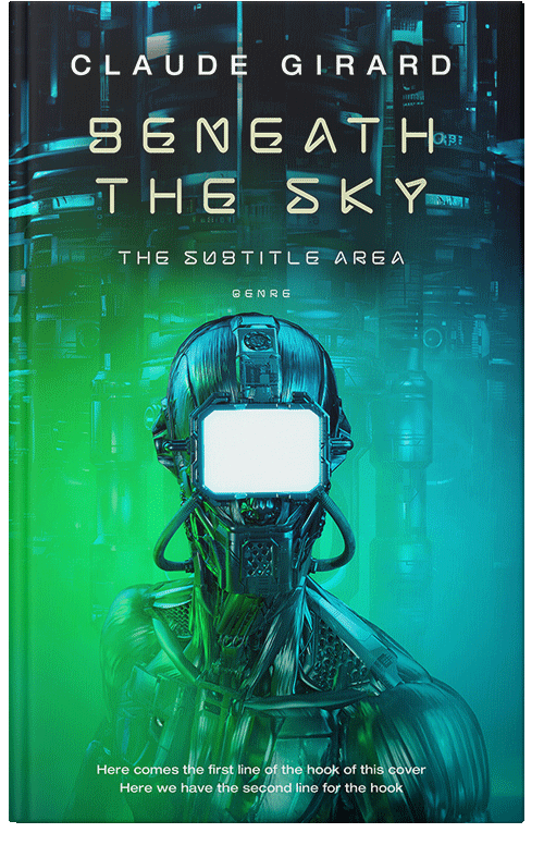 Front view of Premade Science Fiction Book Cover - Tiber