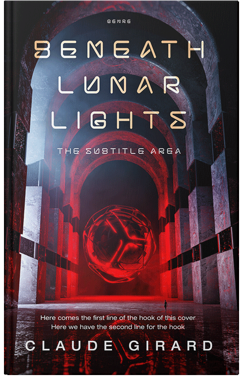 Front view of Premade Fantasy Book Cover - Cocoa Brown