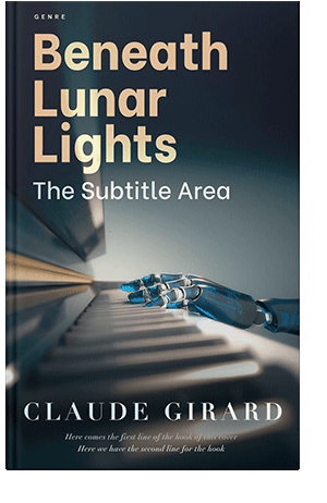 Pre Made Book Cover Coral Reef