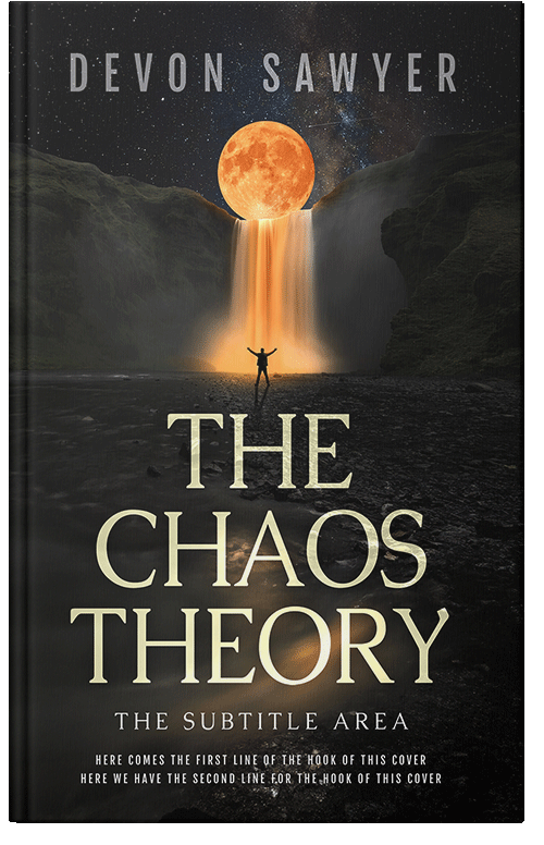 Front view of Premade Fantasy Book Cover - Log Cabin