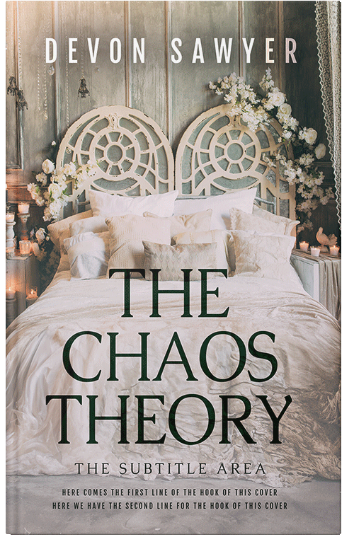 Front view of Premade Romance Book Cover - Silver Rust