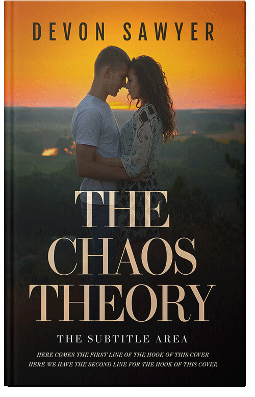 Front view of Premade Romance Book Cover - Fire Bush