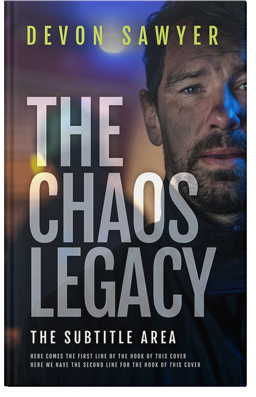 Front view of Premade Action & Adventure Book Cover - Nomad