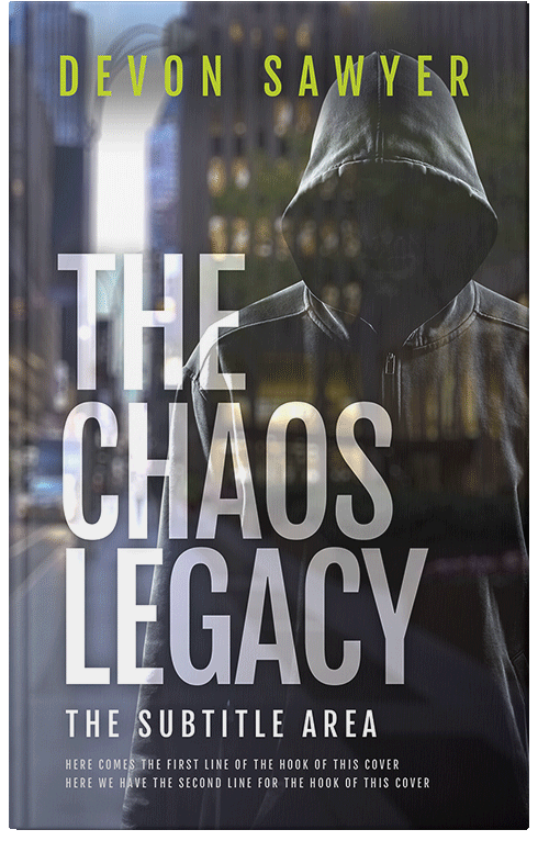 Front view of Premade Action & Adventure Book Cover - Baltic Sea