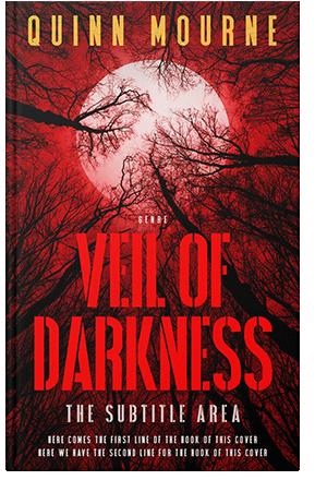 Pre Made Book Cover Cinnabar