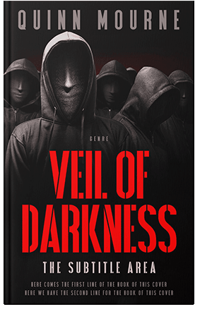 Pre Made Book Cover Alizarin Crimson