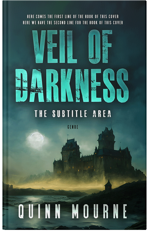 Front view of Premade Fantasy Book Cover - Gable Green