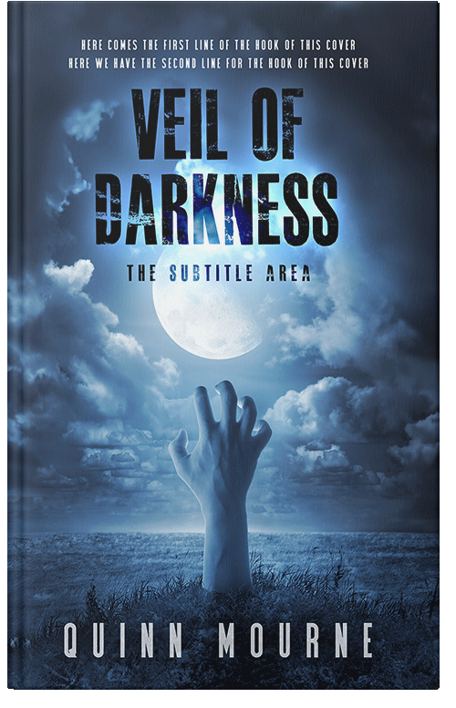 Front view of Premade Horror Book Cover - San Juan