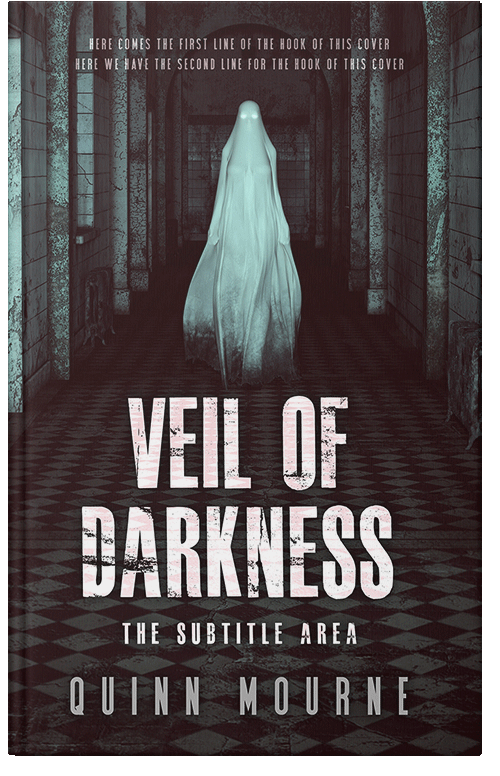 Front view of Premade Horror Book Cover - Cocoa Brown