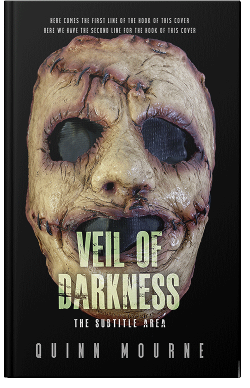 Front view of Premade Horror Book Cover - Coral Reef