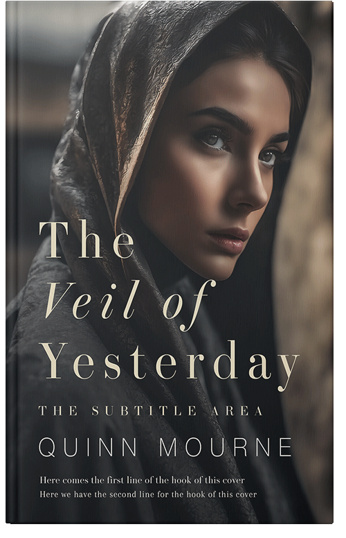 Front view of Premade Historical Book Cover - Mine Shaft