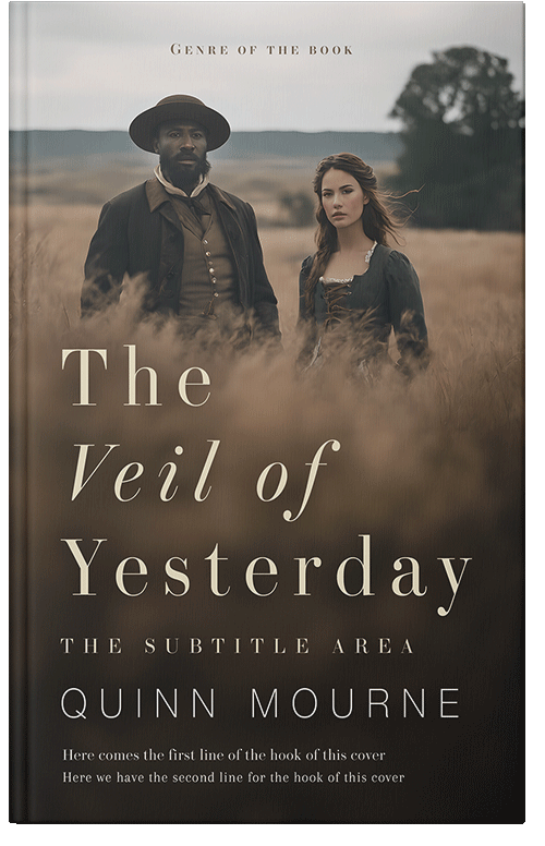 Front view of Premade Romance Book Cover - Birch