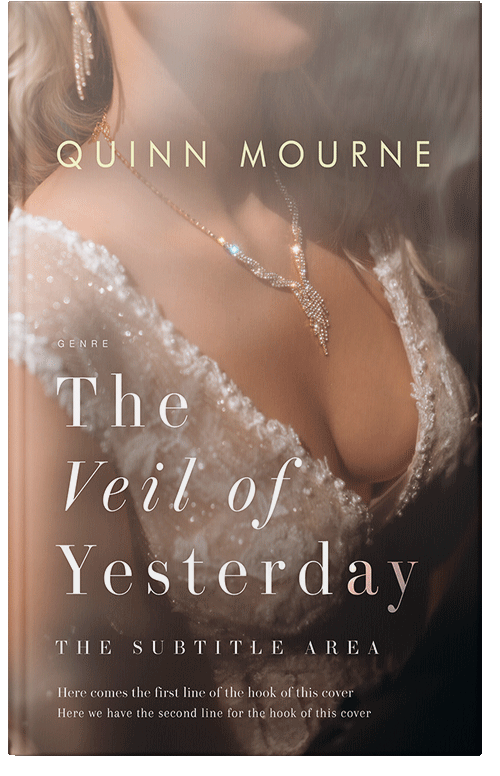 Front view of Premade Romance Book Cover - Cement