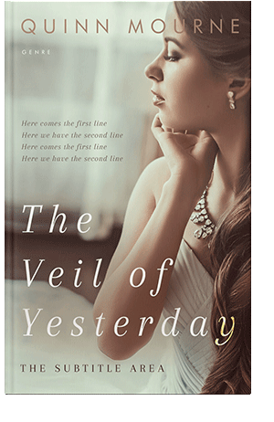 Pre Made Book Cover Foggy Gray