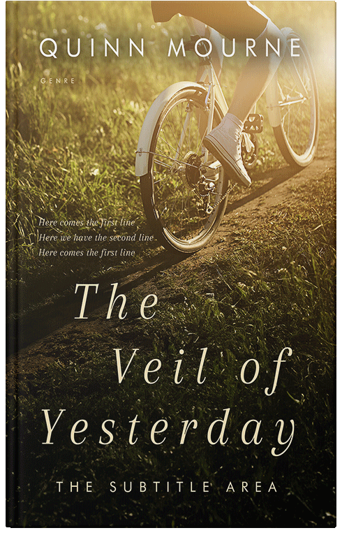 Front view of Premade Teen & Young Adult Book Cover - Laser