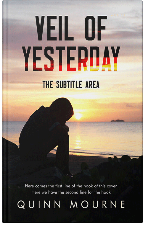 Front view of Premade Teen & Young Adult Book Cover - Grain Brown