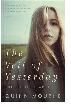 Pre Made Book Cover Taupe