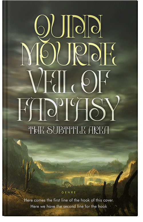 Front view of Premade Fantasy Book Cover - Rangitoto