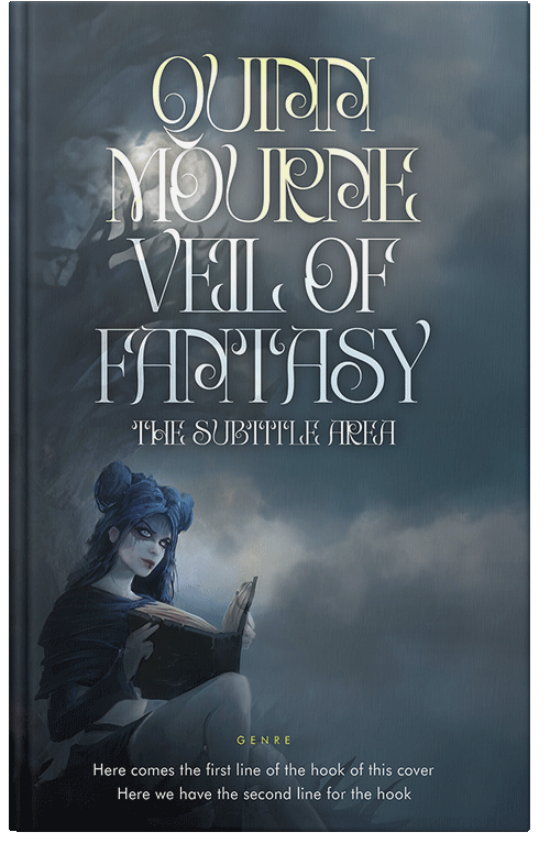 Front view of Premade Fantasy Book Cover - River Bed