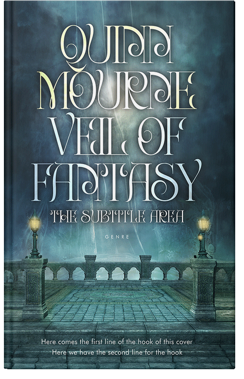 Front view of Premade Fantasy Book Cover - Pickled Bluewood