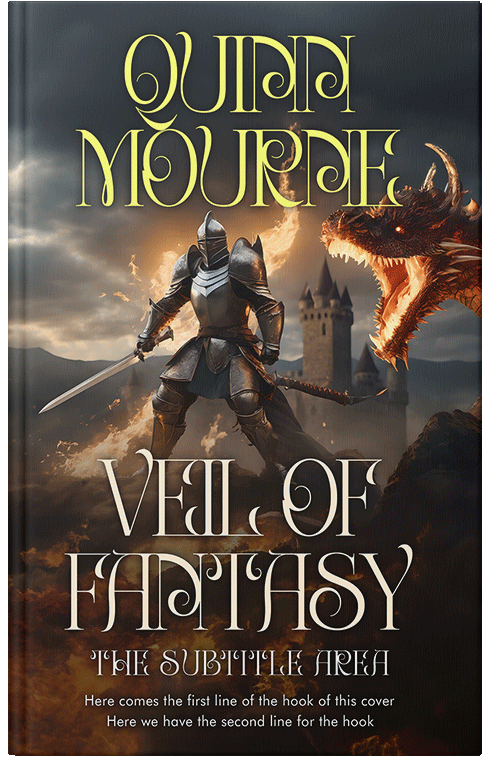 Front view of Premade Fantasy Book Cover - Zeus