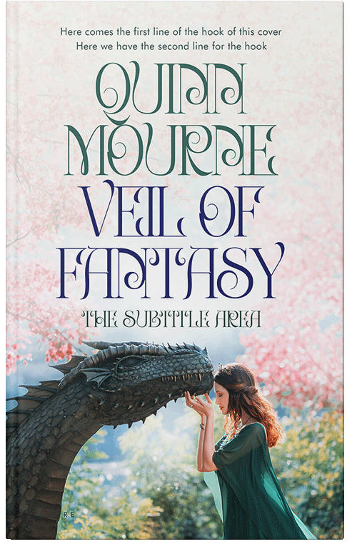 Front view of Premade Fantasy Book Cover - Limed Spruce