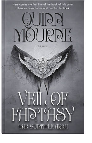 Pre Made Book Cover Storm Gray