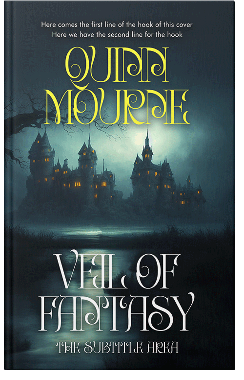 Front view of Premade Fantasy Book Cover - Gable Green