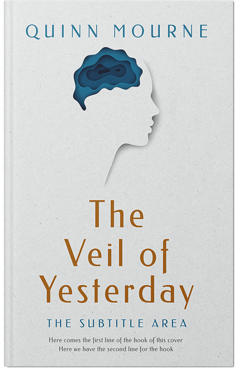 Front view of Premade Health & Mind & Body Book Cover - Black Haze