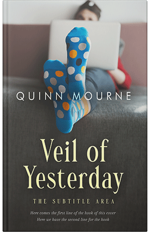 Premade Book Cover Lunar Green