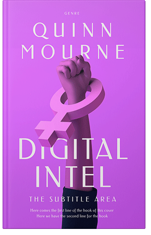 Pre Made Book Cover Heliotrope