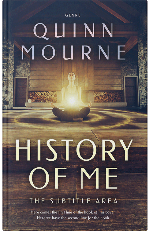 Front view of Premade Religion & Spirituality Book Cover - Blackcurrant