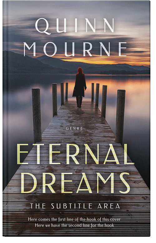 Front view of Premade Literary Fiction Book Cover - Ship Gray